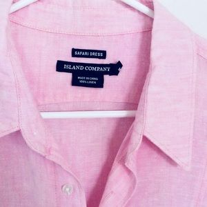 ISLAND COMPANY 110% COTTON SHIRT DRESS